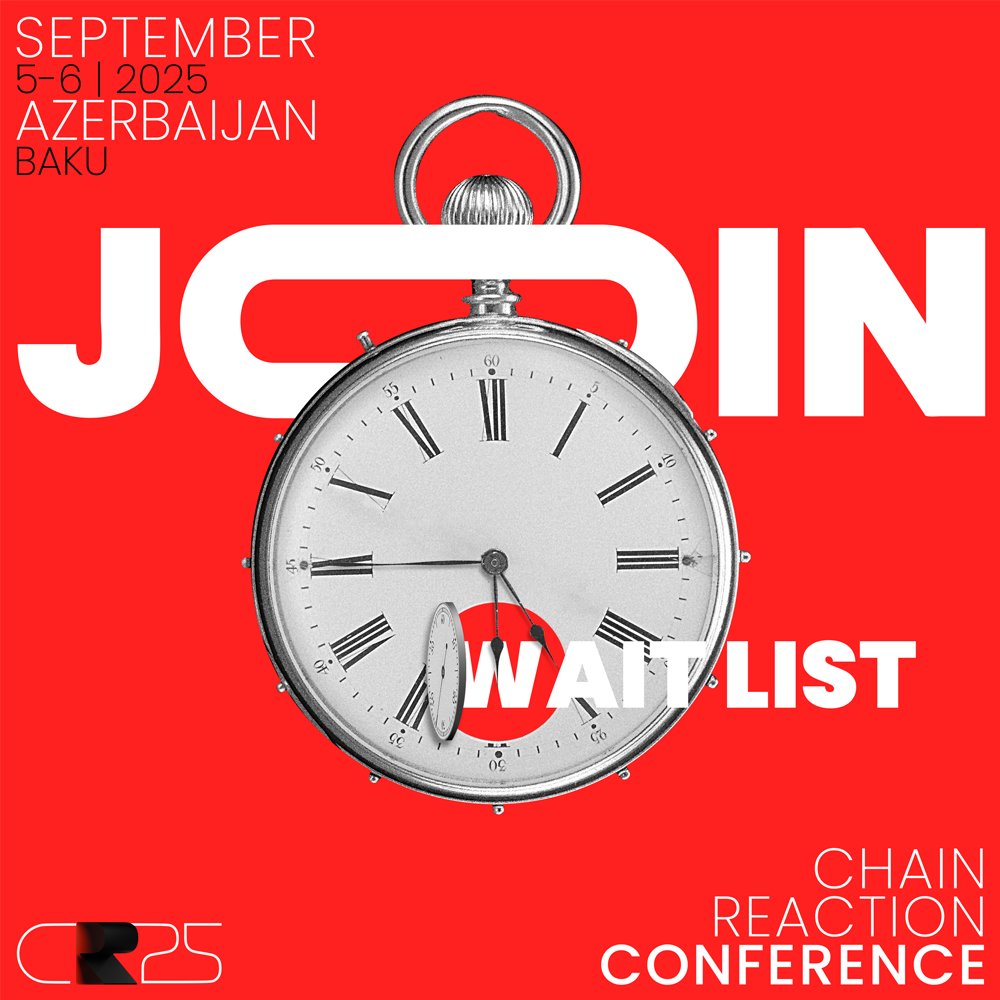 Experience innovation that matters. Chain Reaction 2025 is back, the leading platform for forging connections and driving impactful conversations across #AI, #crypto and #Web3.

Join the #CR25 waitlist: docs.google.com/forms/d/e/1FAI…

Learn more: crsummit.io