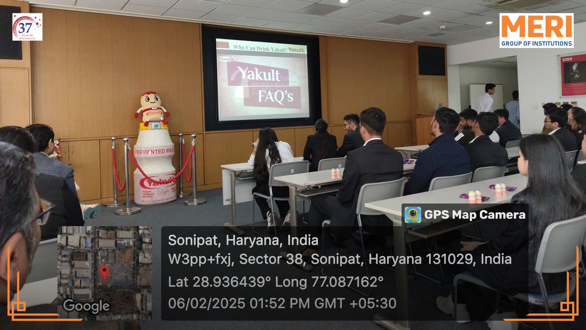 Industrial Visit to Yakult!

MBA &amp; BBA students of MERI College explored marketing &amp; manufacturing behind Yakult’s probiotic drinks, gaining hands-on industry insights! 🚀💡

#yakultvisit #industryexposure #futurebusinessleaders #meriindustrialvisit2025 #merigroupofinstitutions