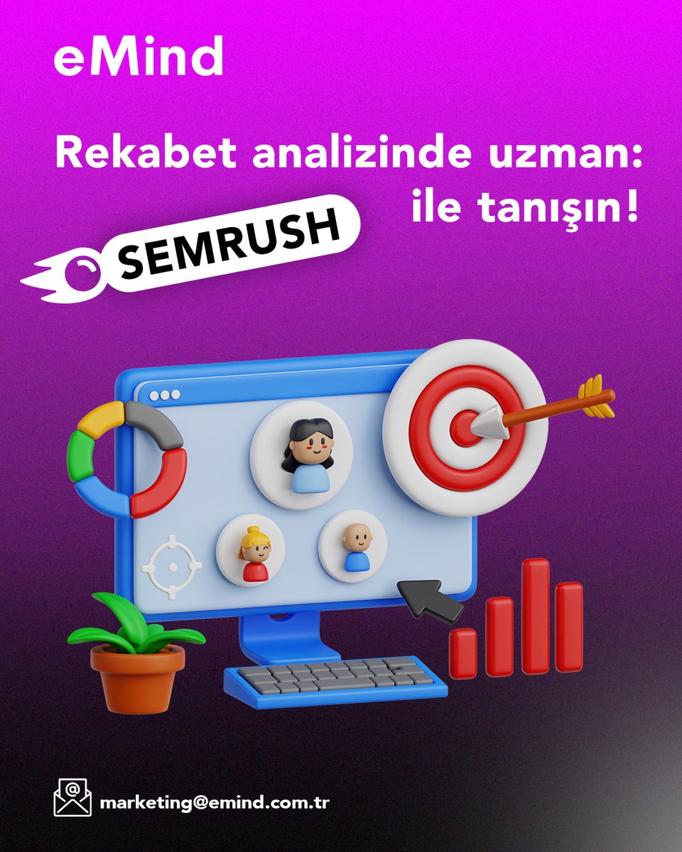 🚀 Dijital rekabette bir adım önde olun! SEMrush ile rakiplerinizi analiz edin, güçlü stratejiler oluşturun ve pazarlama kampanyalarınızı daha etkili hale getirin. 🎯

#SEMRUSH #RekabetAnalizi #DijitalPazarlama #SEO #PazarlamaStratejisi #VeriAnalitiği #DijitalBüyüme