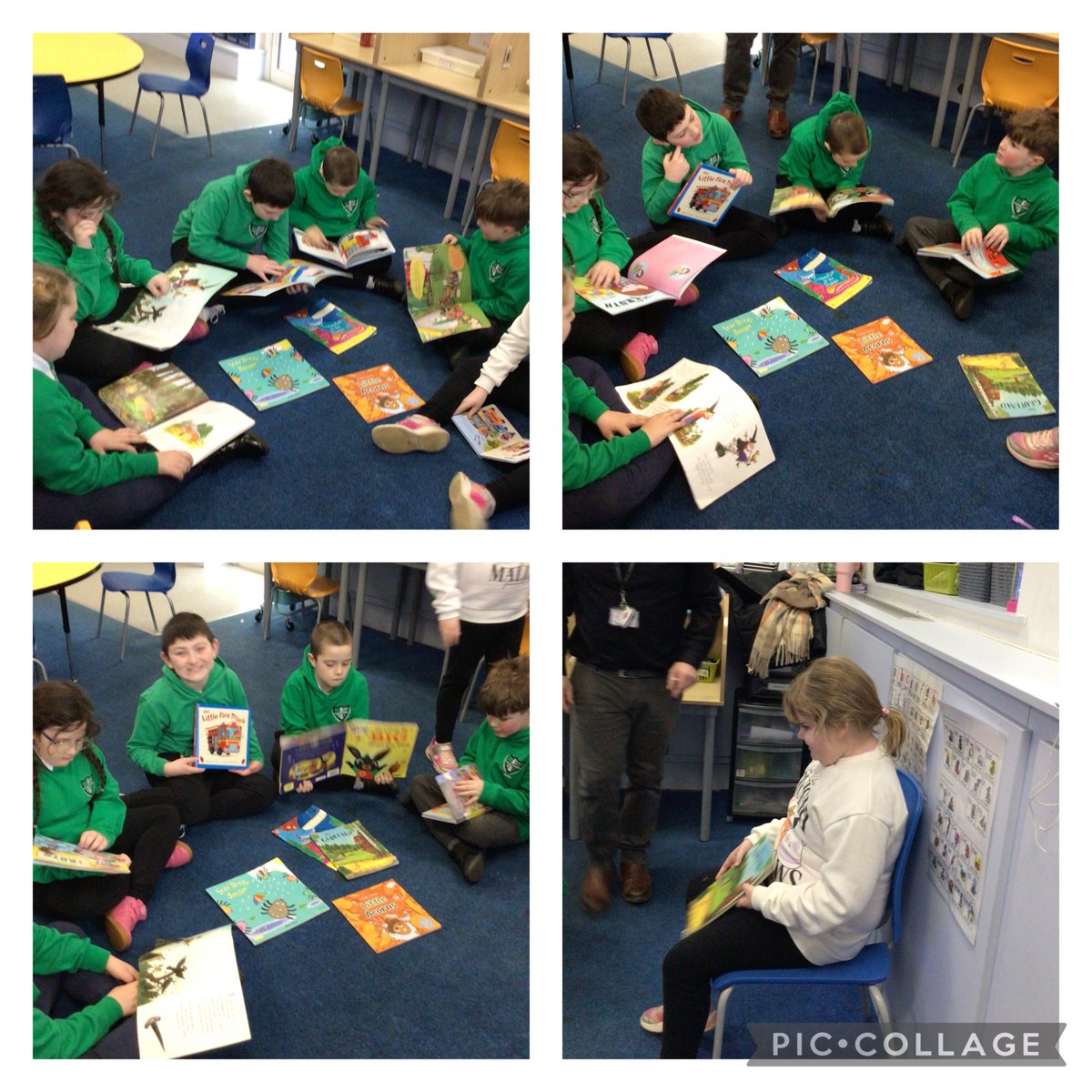 glanhowyprimary's tweet photo. #NationalStorytellingWeek has been spent reading our favourite stories as a group in #YGarn Our boys and girls loved to showcase their favourite stories to each other, being #Engagingeddies with amazing listening and reading skills! ππ https://t.co/1l0K0zTF6P