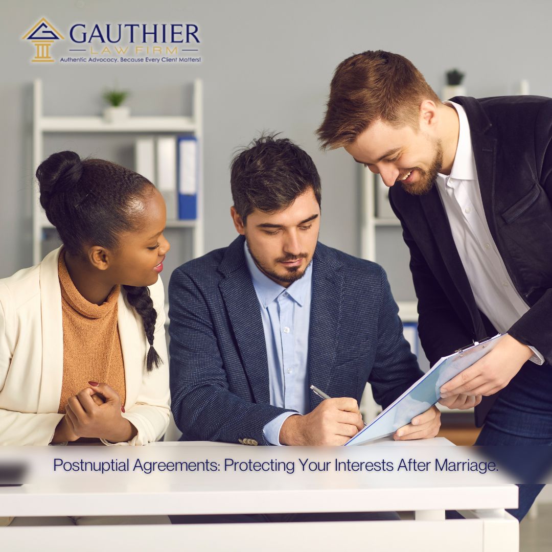 GauthierLawFirm's tweet photo. Considering a postnuptial agreement? In Texas, these agreements can protect your assets and clarify financial responsibilities.
📞 Call 214-377-0786 for a consultation today.
#PostnuptialAgreement #FamilyLaw #AssetProtection #GauthierLawFirm https://t.co/ulO2KVdHed