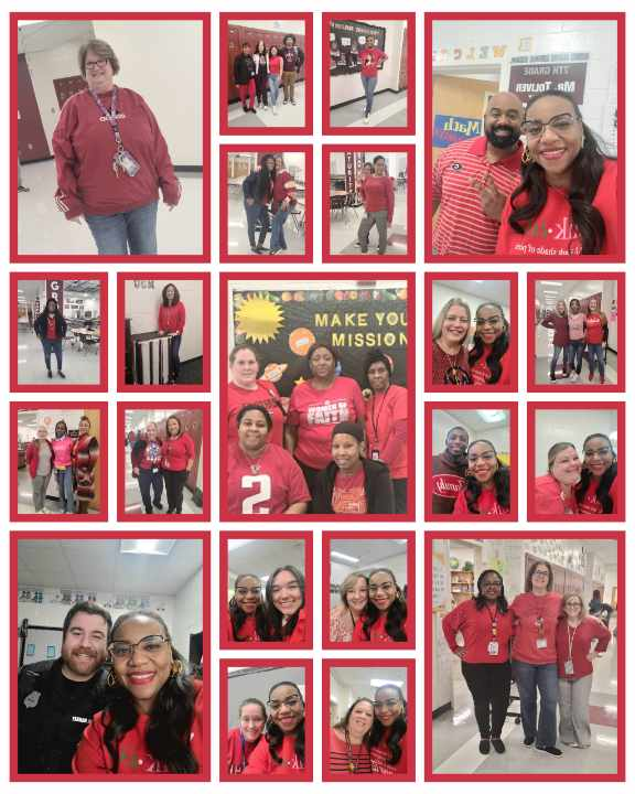 DrNikkiColey2's tweet photo. On Nat'l Wear ๐ซ Day, @ugmswolverines is completely flooded in a ๐ OF RED as we unite to๐๐ฝawareness for ๐ซ health! Every shirt, hoodie, & accessory isnโt just a colorโit's a statement, a symbol, a movement. Happy SRO Day to CPL Ramsey! Let's get it! #UGMSgoesRed
#WellnessHCS https://t.co/lCOLeZx72I