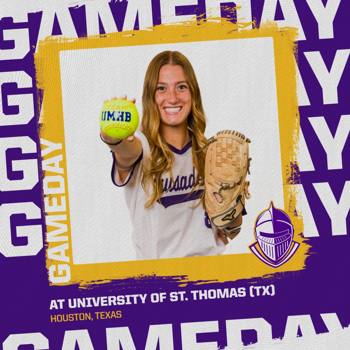 SEASON OPENER!!!

🥎 | University of St. Thomas (TX)
📍 | Houston, TX
⏰ | 1:00 PM DH
📶 | loom.ly/lA5yxaY

#gocru