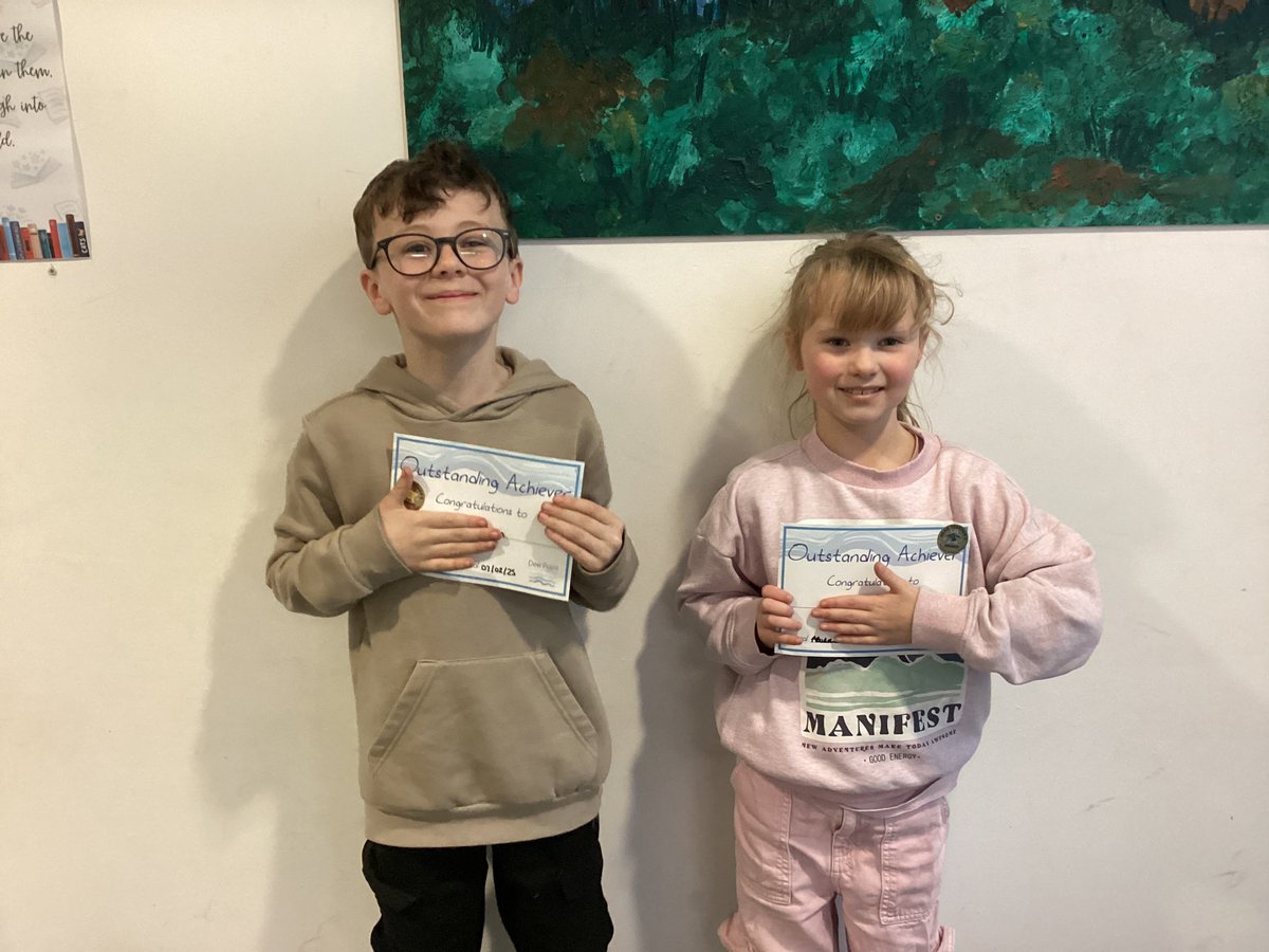 DeePointPluto's tweet photo. So much to celebrate in Pluto class today! We have our amazing outstanding achievers and our winning footballers and dodgeballers! What a week! Well done everyone 🌟 @DeePointPrimary https://t.co/ZUsrtq6EKu