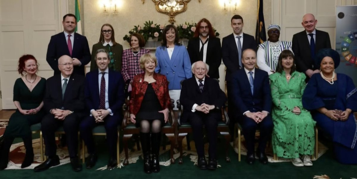 #OrlaKiely London-based fashion designer &amp; #RosalindScanlon artistic director #irishculturalcentrehammersmith recently received #Irish #PresidentialDistinguishedServiceAwards #PDSA presented by #PresidentofIreland #MichaelDHiggins. #Irishinlondon #Irishlife #Ireland