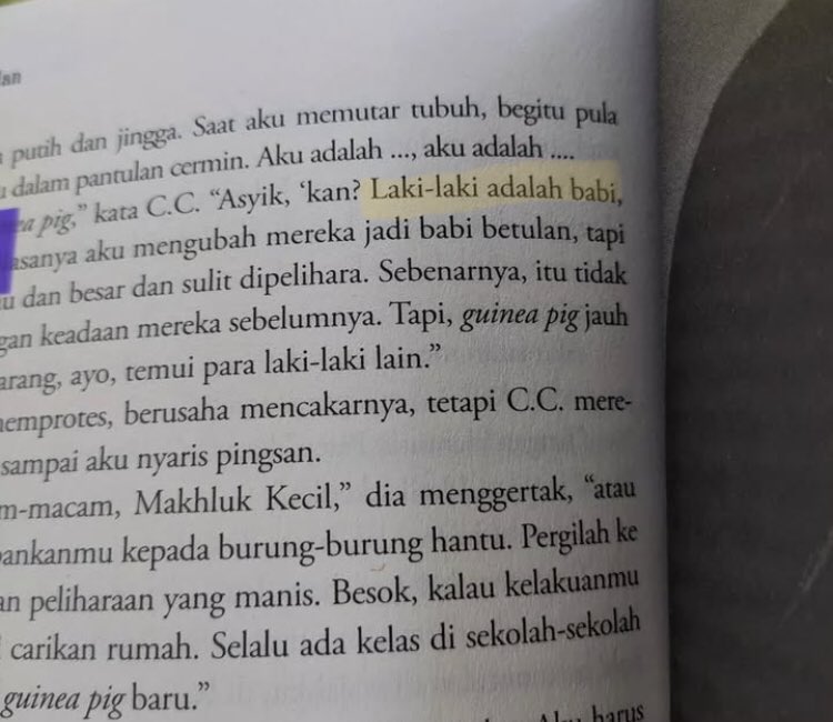 <a href="/tanyarlfes/">Tanyarlfes</a> Benar kata isi buku ini. Laki-lakinya babi, ga tahu diri, mukak jelek banyak tingkah, ga pandai bersyukur. Perempuannya juga sama aja kek babi, mau-mau an jadi selingkuhan, murahan sekali.
