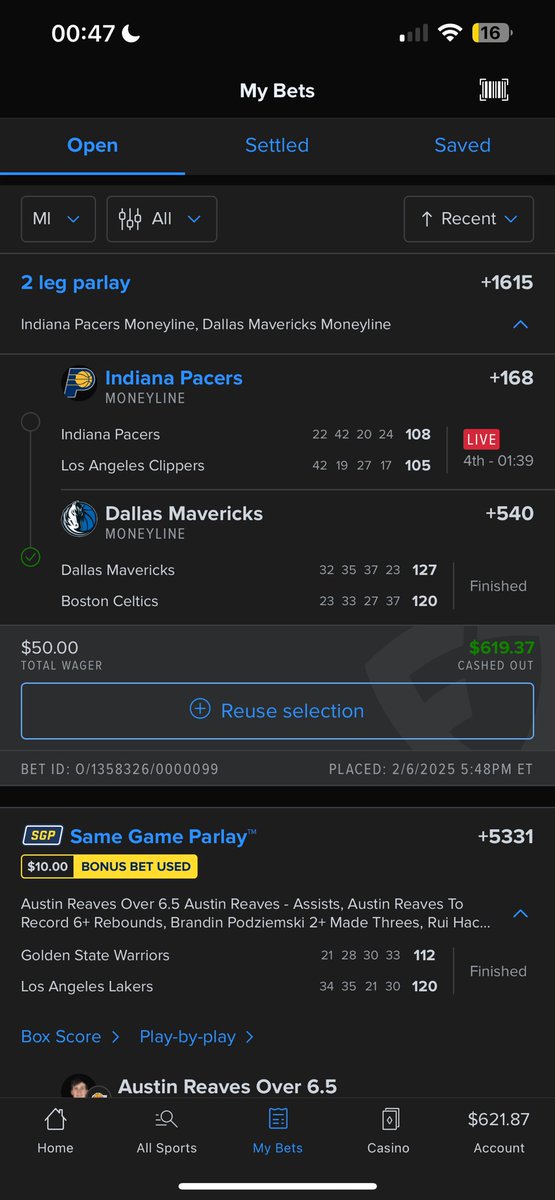 SiixO2's tweet image. I chickened out in the last minute but we still way up 😂 @sean_incredible game was wild