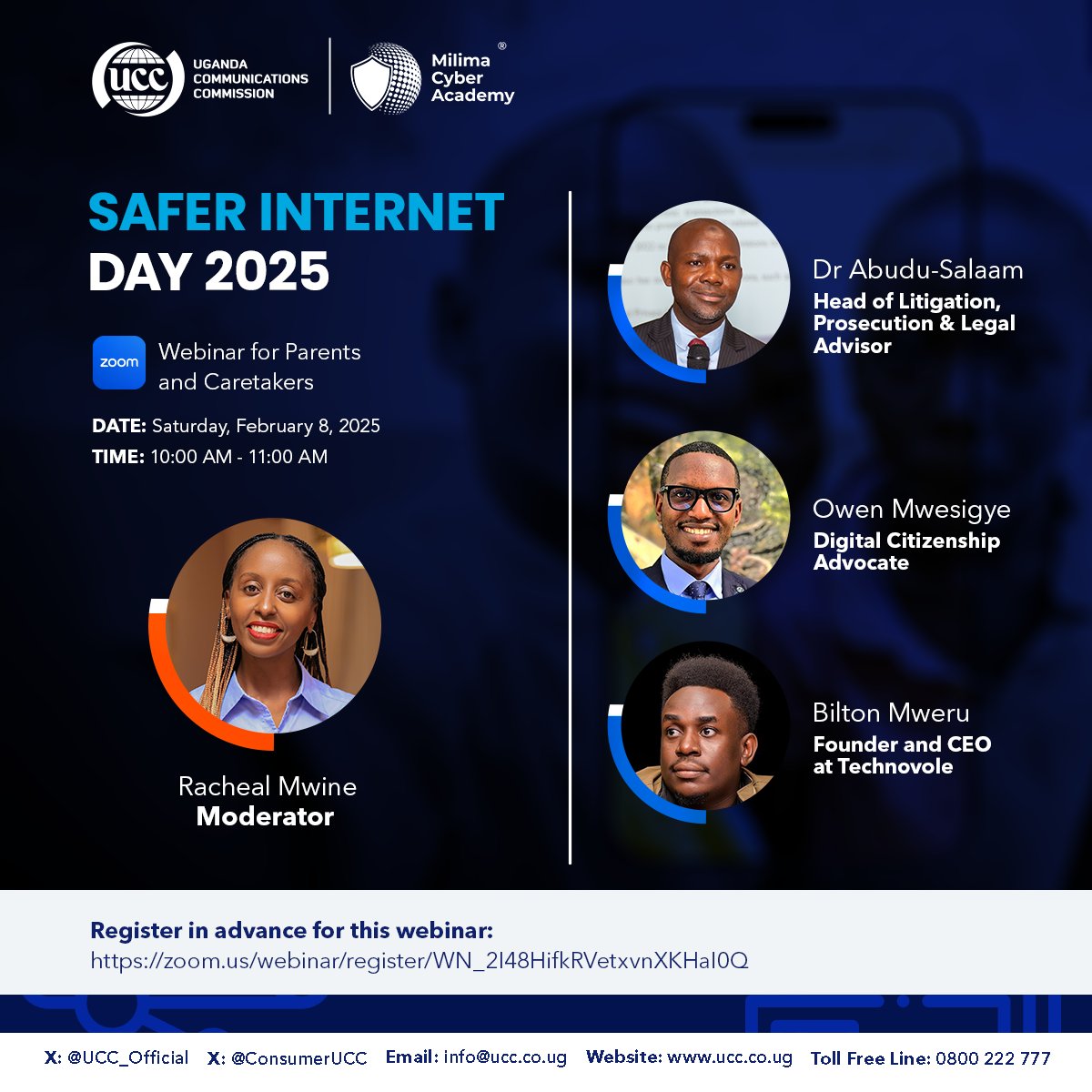 Get ready to meet our amazing panelists for the upcoming webinar tailored specifically for Parents and Caretakers

Moderator
Racheal Mwine <a href="/arinaitwerach/">Rachael Mwine</a>

Panellists
Dr. Abdu Salam Waiswa <a href="/waiswasallam/">Dr. Abudu Sallam waiswa</a>
Bilton Mwiru <a href="/bilton_cpt/">Bilton Mweru</a>
Owen Mwesigye <a href="/oweninsights/">Mwesigye</a> 

Register in advance for