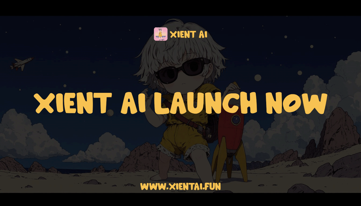 XientAiFun's tweet photo. Official Launch Xient Ai $XENTA
AI driven chat utilities on Solana! Xient AI transforms Web3 interactions with intelligent AI chat, smart automation, and seamless blockchain integration
Ca:

https://t.co/UQEzZRqbwE https://t.co/viELlPVDU0