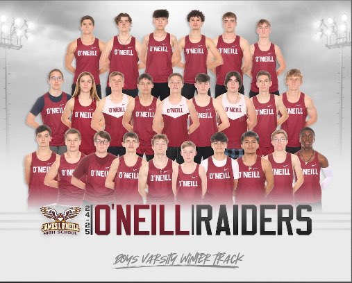 Good luck to Winter Track today at in Sectionals at West Point!