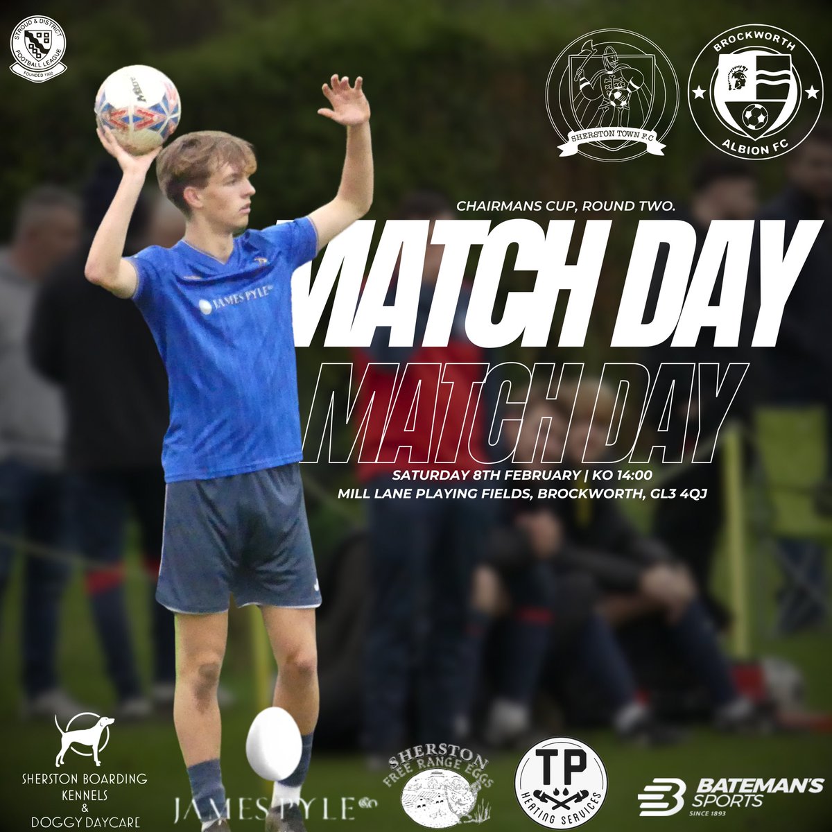 Sherston Town FC (@sherstontownfc) on Twitter photo Only the First Team in <a href="/Stroud_League/">Stroud & District Football League</a> Chairmans Cup action this weekend as they have a tough test against <a href="/BrockAlbion/">Brockworth Albion FC</a> Reserves. ❤️💙 Only the First Team in <a href="/Stroud_League/">Stroud & District Football League</a> Chairmans Cup action this weekend as they have a tough test against <a href="/BrockAlbion/">Brockworth Albion FC</a> Reserves. ❤️💙