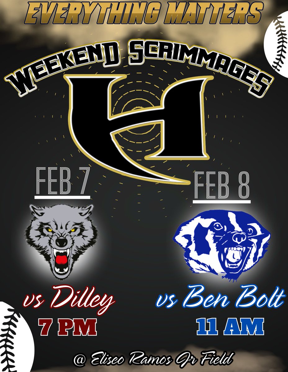 HVILLE LONGHORN BASEBALL (@_hvillebaseball) on Twitter photo 3rd Scrimmage on Deckโฆ4th in the Hole.
<a href="/SouthTexasHigh1/">South Texas High School Baseball</a> <a href="/3ATxHsBaseball/">3ATxHsBaseball</a>
<a href="/masonfoster1313/">Mason Foster</a> <a href="/BBPB_Badgers/">BBPB - Badger Baseball</a>
#EverythingMatters
#HVILLEBASEBALL 3rd Scrimmage on Deckโฆ4th in the Hole.
<a href="/SouthTexasHigh1/">South Texas High School Baseball</a> <a href="/3ATxHsBaseball/">3ATxHsBaseball</a>
<a href="/masonfoster1313/">Mason Foster</a> <a href="/BBPB_Badgers/">BBPB - Badger Baseball</a>
#EverythingMatters
#HVILLEBASEBALL