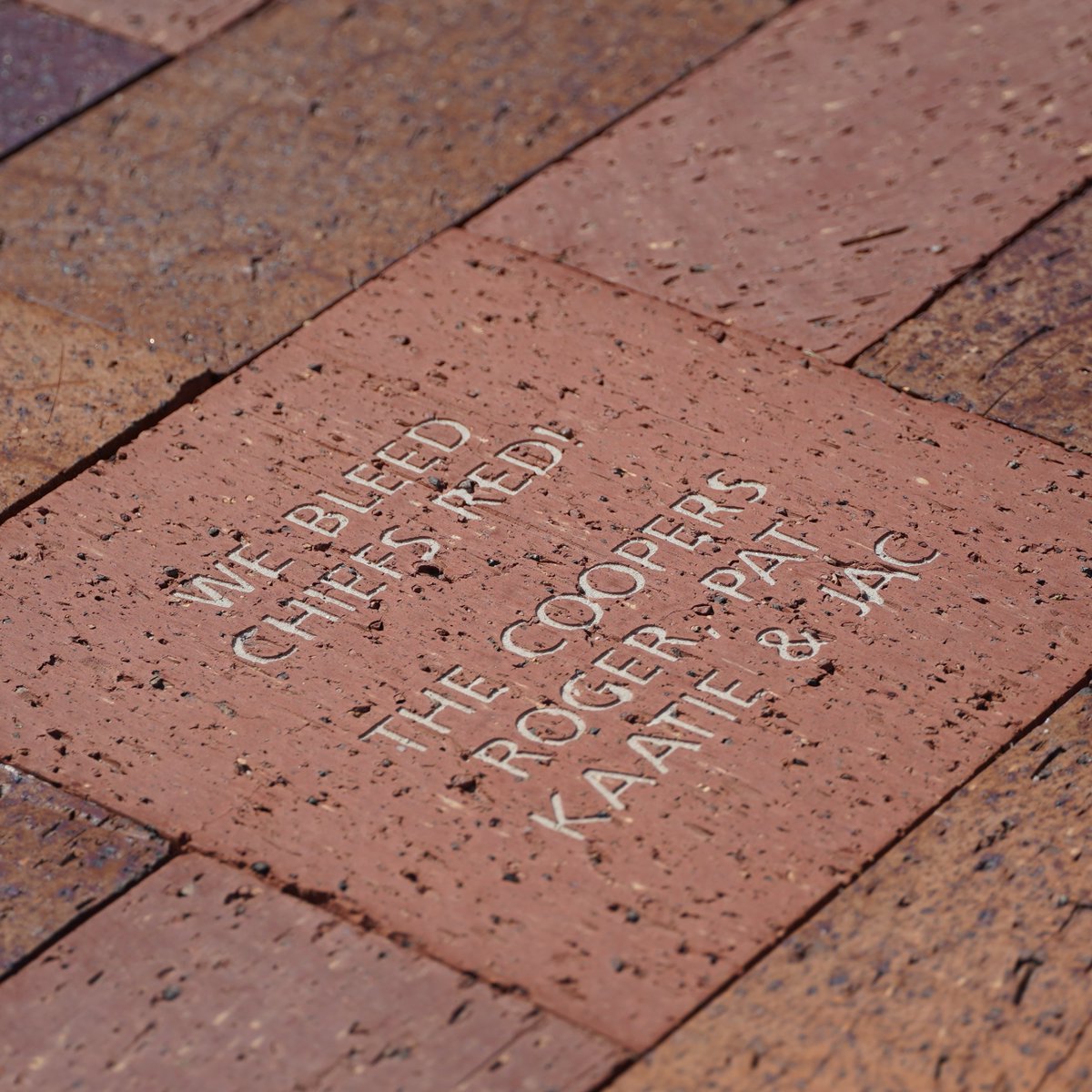 coopkingdom's tweet photo. The faces behind the Cooper family brick 🧱

#foundersplaza #arrowheadstadium #fandominthekingdom #coopinthekingdom #kcchiefs #SuperBowlLIX @chiefs @nfl @scrippscollegeou @mediaschoolou https://t.co/4zbVSk5kIF