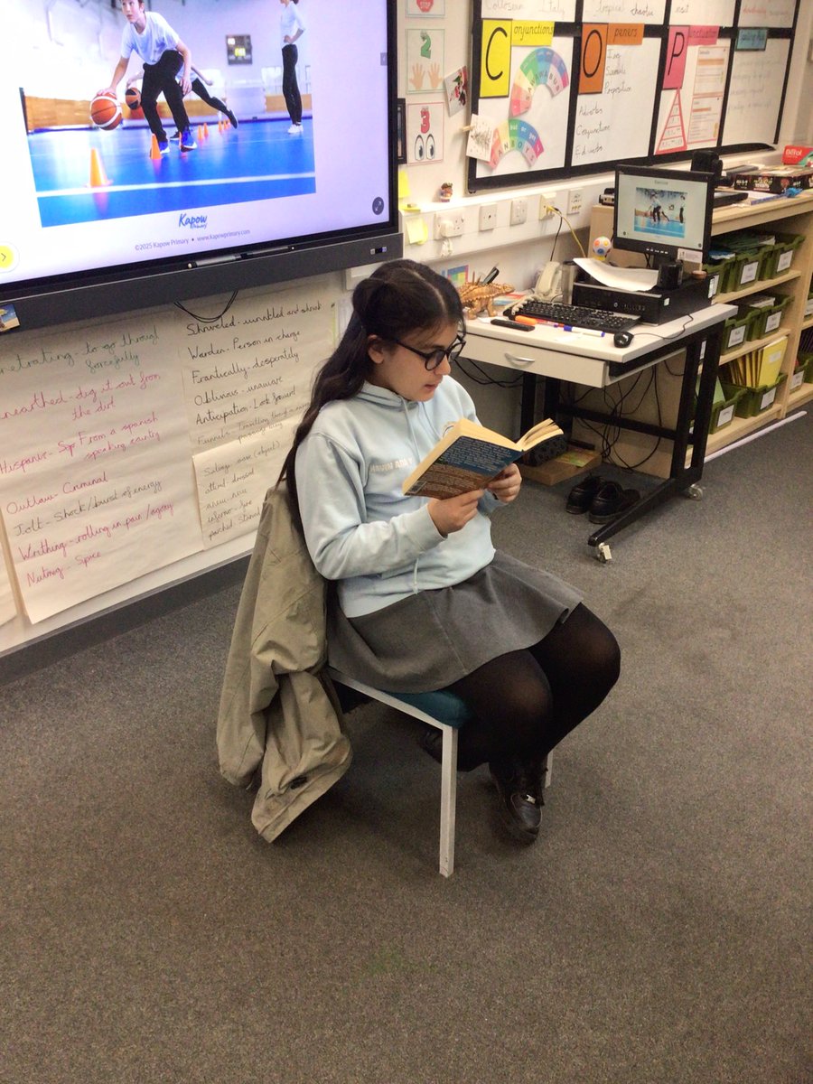Always nice to have one of our children read at story time.