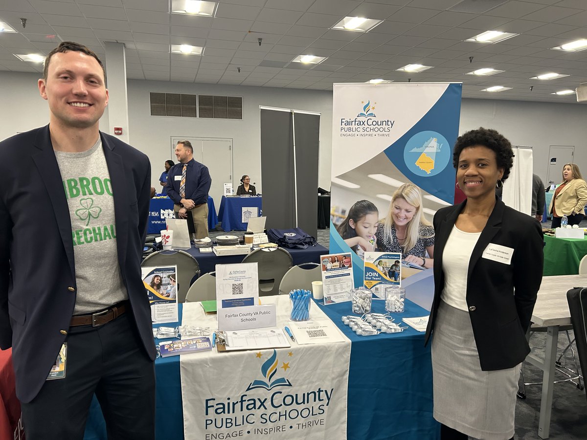 FCPS Recruitment (@fcpsvajobs) on Twitter photo Weβre at the <a href="/ODU/">Old Dominion University</a> Job Fair! Stop by our booth, and you can leave with an offer on the spot. Hope to see you there! #ODU #Education #JobFair Weβre at the <a href="/ODU/">Old Dominion University</a> Job Fair! Stop by our booth, and you can leave with an offer on the spot. Hope to see you there! #ODU #Education #JobFair