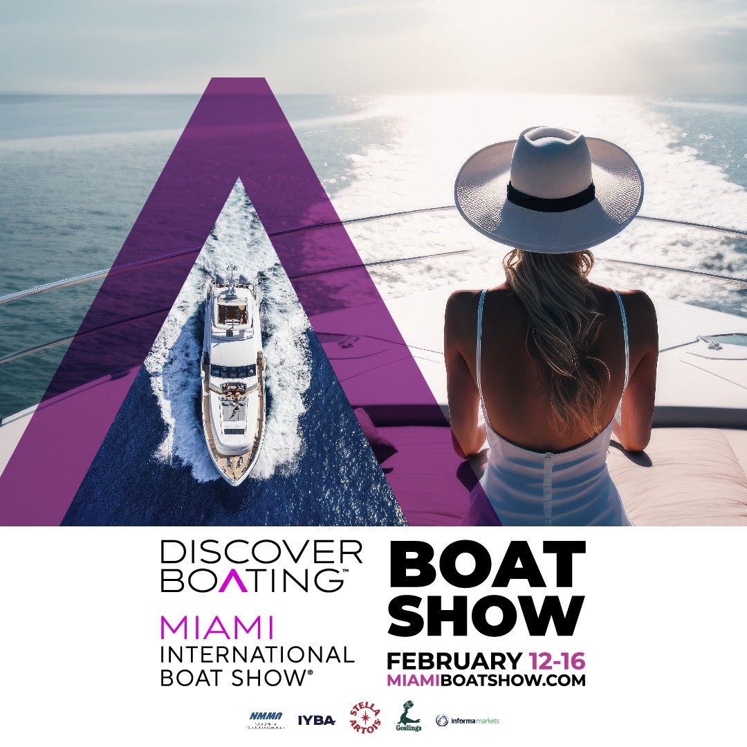The biggest boating event of the year is almost here! <a href="/MiamiBoatShow/">Miami International Boat Show</a> returns next week from February 12-16!

🔗 Get your tickets now: bit.ly/40QujPg

#miamiboatshow