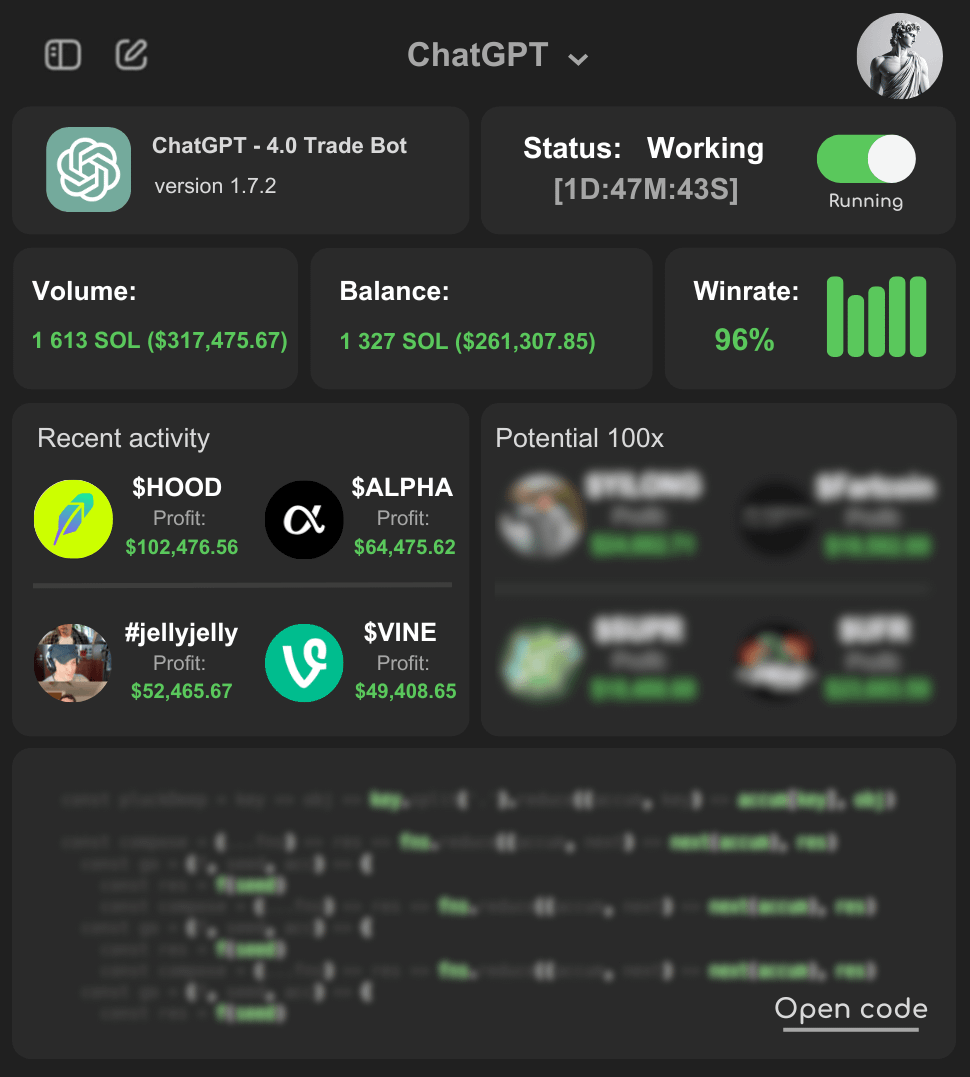 HOLD UP, NO TIME TO EXPLAIN.

I’m pulling in $40K/week with this simple GPT bot.

Crazy how no one else is doing this—just pure laziness.

Here’s plan to make an AFK money from ZERO 🧵👇