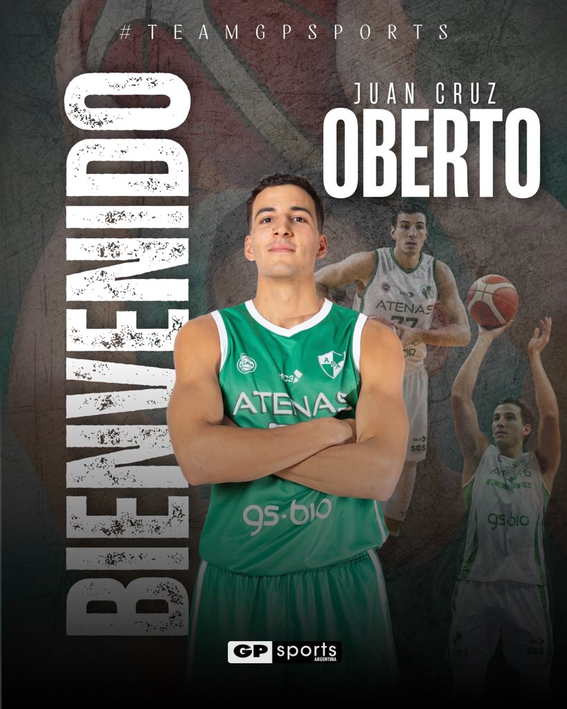 ¡Bienvenido <a href="/JuanCruzOberto/">Juan Cruz Oberto</a> al #TeamGPSports ! 

Una de las grandes revelaciones de la <a href="/LigaNacional/">La Liga</a> con un presente que ilusiona y un camino por escribir. 

Felices de acompañarte en el camino💪
#TeamGPSports