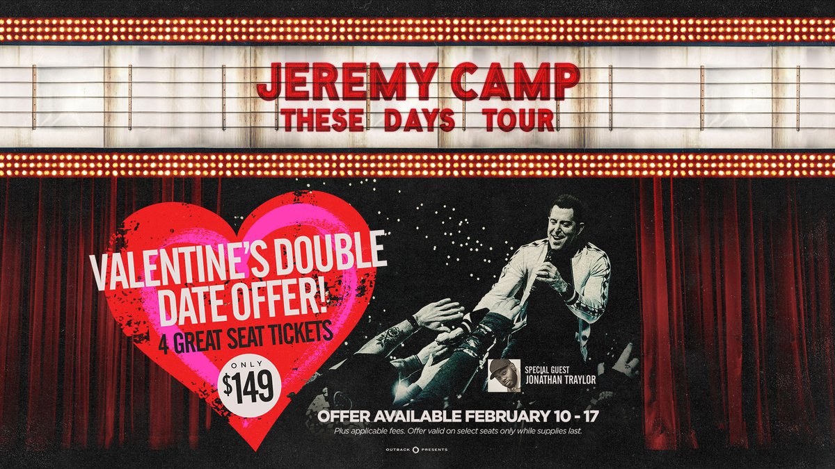 The Brown Theatre (@thebrowntheatre) on Twitter photo 🎶<a href="/jeremycamp/">Jeremy Camp</a> comes to <a href="/thebrowntheatre/">The Brown Theatre</a> May 1! Make it a double date. 💕Get 4 tickets for $149*, no passcode needed: bit.ly/JeremyCampLOU.
*Fees & taxes may apply. Select seats only. No returns. Not available on previously purchased tickets. Valid 2/10 (10AM)-2/17/25 (9:59PM) 🎶<a href="/jeremycamp/">Jeremy Camp</a> comes to <a href="/thebrowntheatre/">The Brown Theatre</a> May 1! Make it a double date. 💕Get 4 tickets for $149*, no passcode needed: bit.ly/JeremyCampLOU.
*Fees & taxes may apply. Select seats only. No returns. Not available on previously purchased tickets. Valid 2/10 (10AM)-2/17/25 (9:59PM)