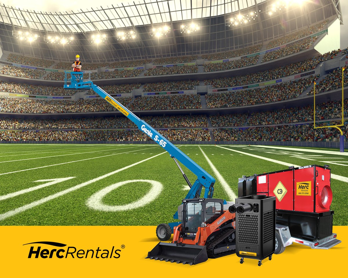 HercRentalsInc's tweet image. In the calm before the score, we&apos;re giving a shout out to #TeamHerc and the customers and communities who count on us. For us, each project is the big game, and we&apos;re here to help you win. Ready to huddle on your next project? ow.ly/qqx450UV0YW

#EquipmentRental #BigGame