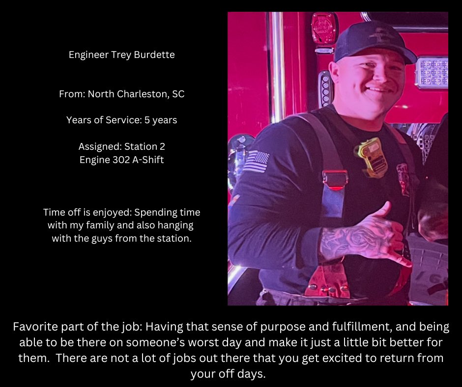 Our Feature Friday today is Engineer Robert Burdette.