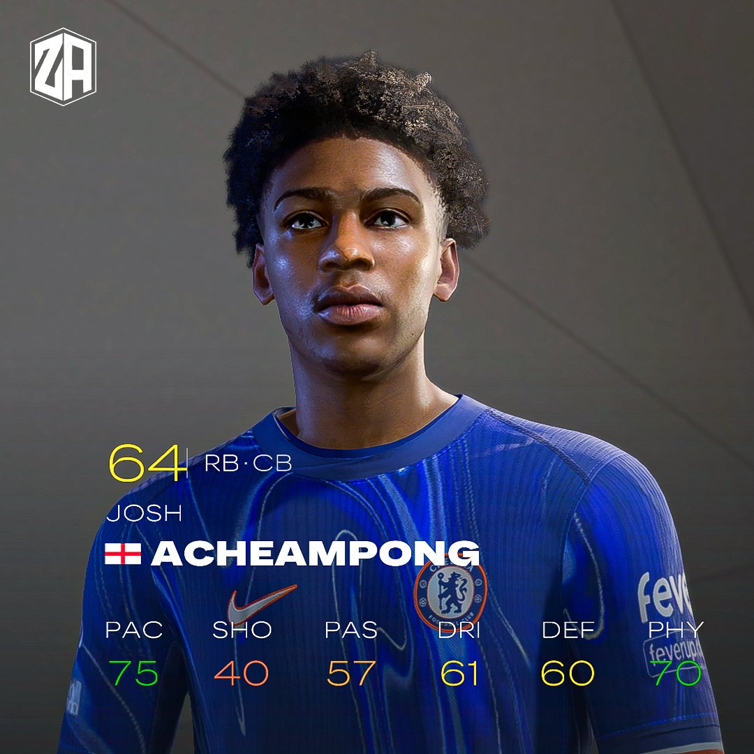 Zantzrr's tweet photo. Josh Acheampong v2🏴󠁧󠁢󠁥󠁮󠁧󠁿- Chelsea

Face Mod (For FC25)✨

Download Link In Bio!🔗📌

#JoshAcheampong #Chelsea #England #PremierLeague #Ultimateteam #Fifamod #FCMod #Pc #pcmodding #mod #pcmod #pcmodder #FC #FIFA #Fc25Ultimateteam https://t.co/I9lqZQVTxA