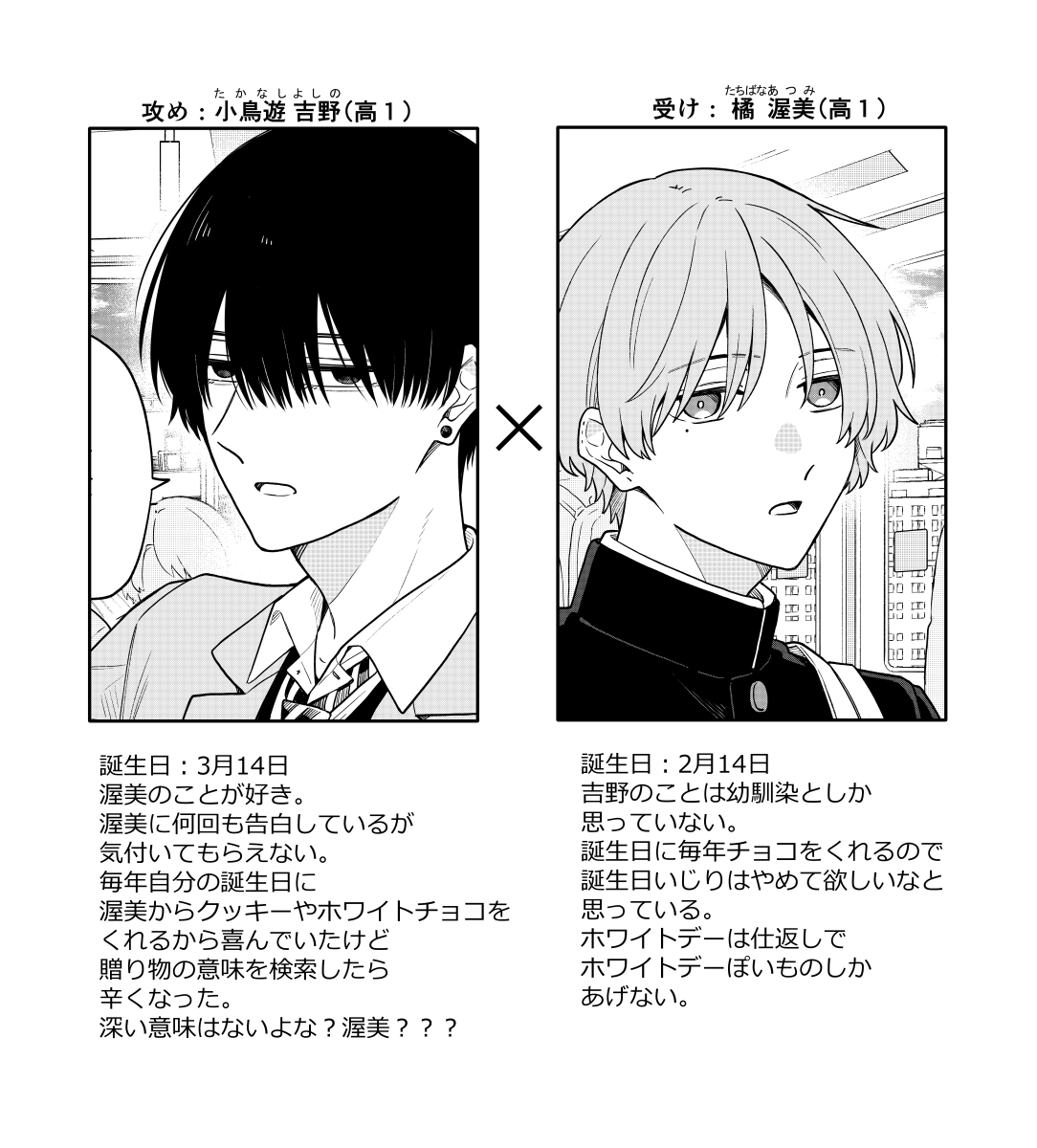 拗らせ幼馴染メモ #創作BL 