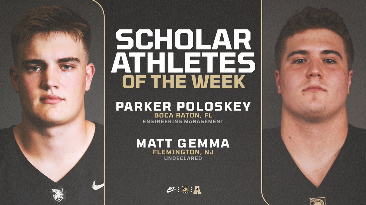 Congrats to our Scholar Athletes of the Week 🫡

Parker and Matt were both members of the Dean's List this past fall!