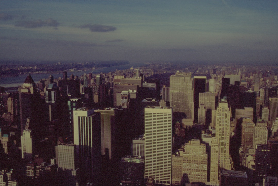 New York 1994, view from the Empire State Building looking towards Central Park