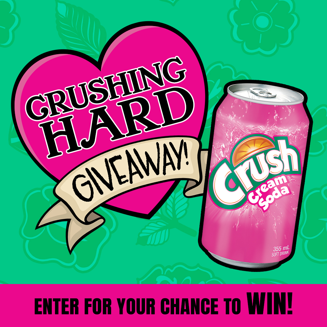 To show our fans how much we care, we're giving away a case of your favourite Crush product plus a DOZEN ROSES! 🌹 To enter, tag your crush or someone you love in the comments, then like and retweet! The winner will be drawn from all entries. Good luck xo 😘 *NL residents only.