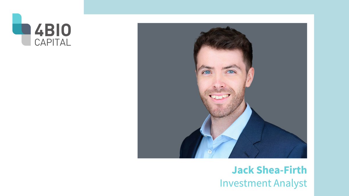 Please give a warm welcome to Jack Shea-Firth who joins 4BIO as an Investment Analyst!

We look forward to working with you, Jack!

#4BIO #NewHire #AdvancedTherapies