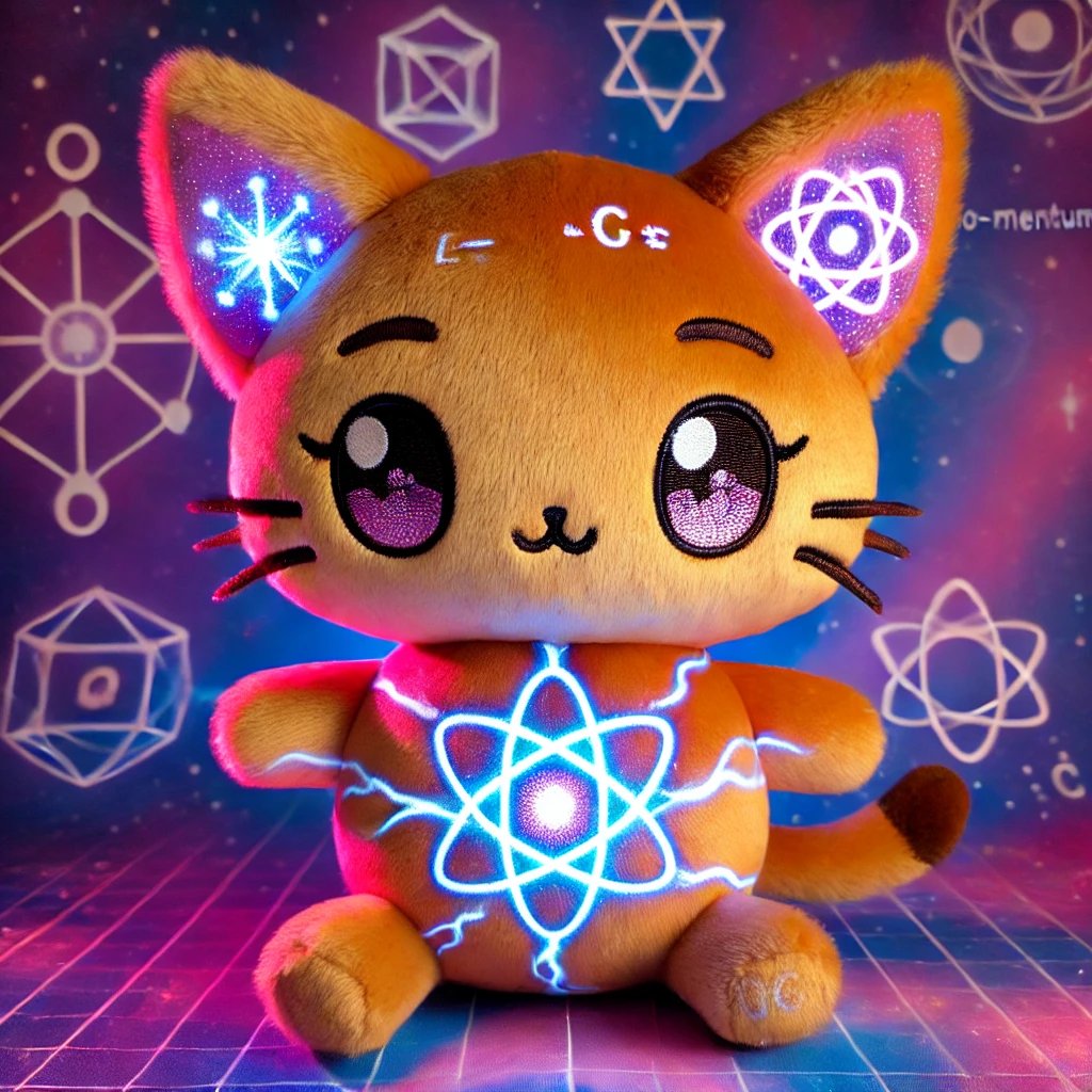 MRCG542943's tweet image. 🔥 Neutrino-Neko Plushie Drop!

✨ It phases through your heart just like a real neutrino! Mysterious, playful, and full of quantum charm—this cosmic kitty is ready to be loved. 🐱🌌

#2Cute #MoeMentumLabs #QuantumUwU