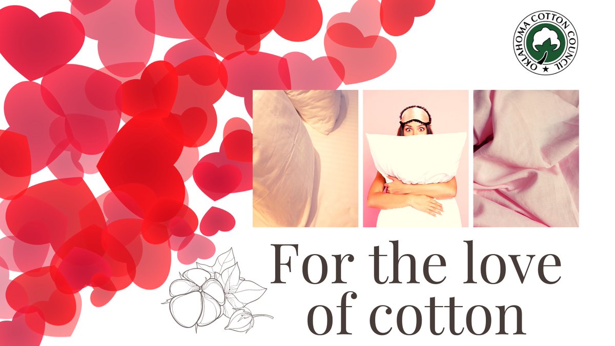 There is  1️⃣ thing that makes the feeling of your head hitting the pillow 💤 at night that much sweeter 🍭 ..... and that is when it is on a 𝑪𝑶𝑻𝑻𝑶𝑵 pillowcase 🛏

#ForTheLoveOfCotton #OCC #Oklahoma #Cotton #OklahomaCottonCouncil #Fiber #Farm