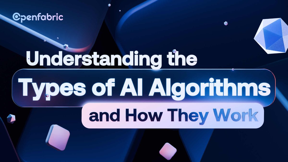 openfabricai's tweet image. AI algorithms stand at the core of artificial intelligence.

Learn about the types of AI algorithms and how the mechanisms they use to work in AI technology: openfabric.ai/blog/understan…