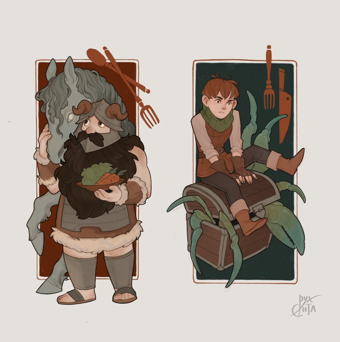 #dungeonmeshi   
part three!

dads