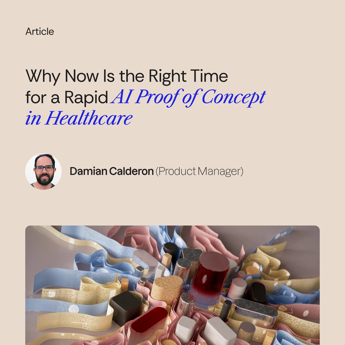 #AI in #healthcare moves fast—don’t wait to validate its impact. A well-executed #PoC can align AI with real-world needs and transform how you operate.

See how we did it for OncoRX as told by PM <a href="/calde_ux/">Calde</a>: bit.ly/3Qao6Yg

#ProofofConcept #Healthcare #HealthTech