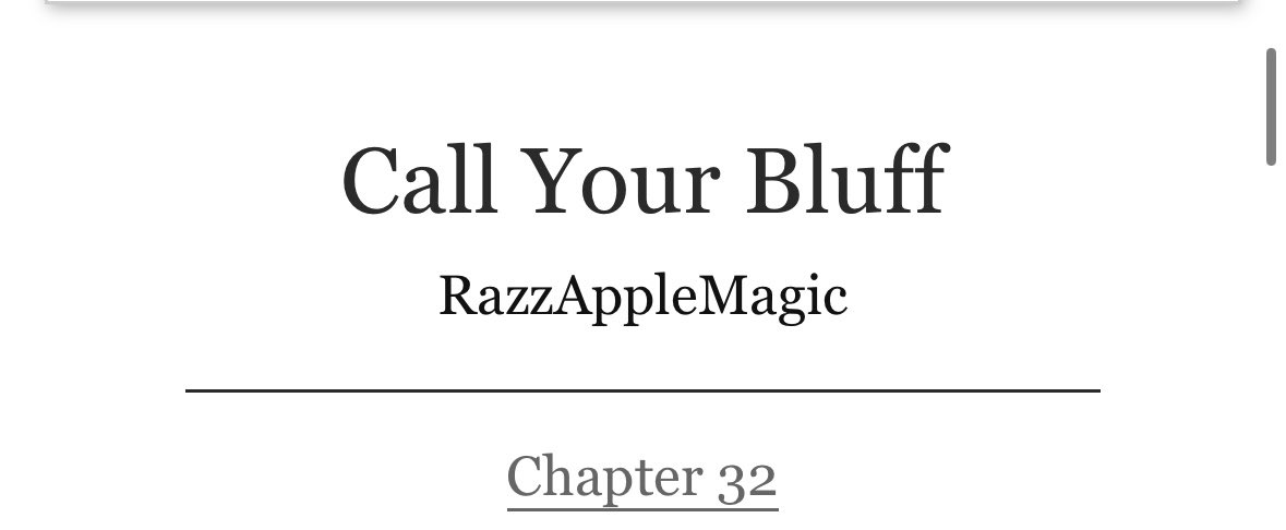 RazzAppleMagic_'s tweet photo. Update!! 🐱😇

“Call Your Bluff” • Overlord Husk AU • HuskerDust • Angst • Drama • Hurt/Comfort • Happy Ending 

Chapter 32 - The interview. 

(Link in the comments!!) https://t.co/4DIQv88bJz