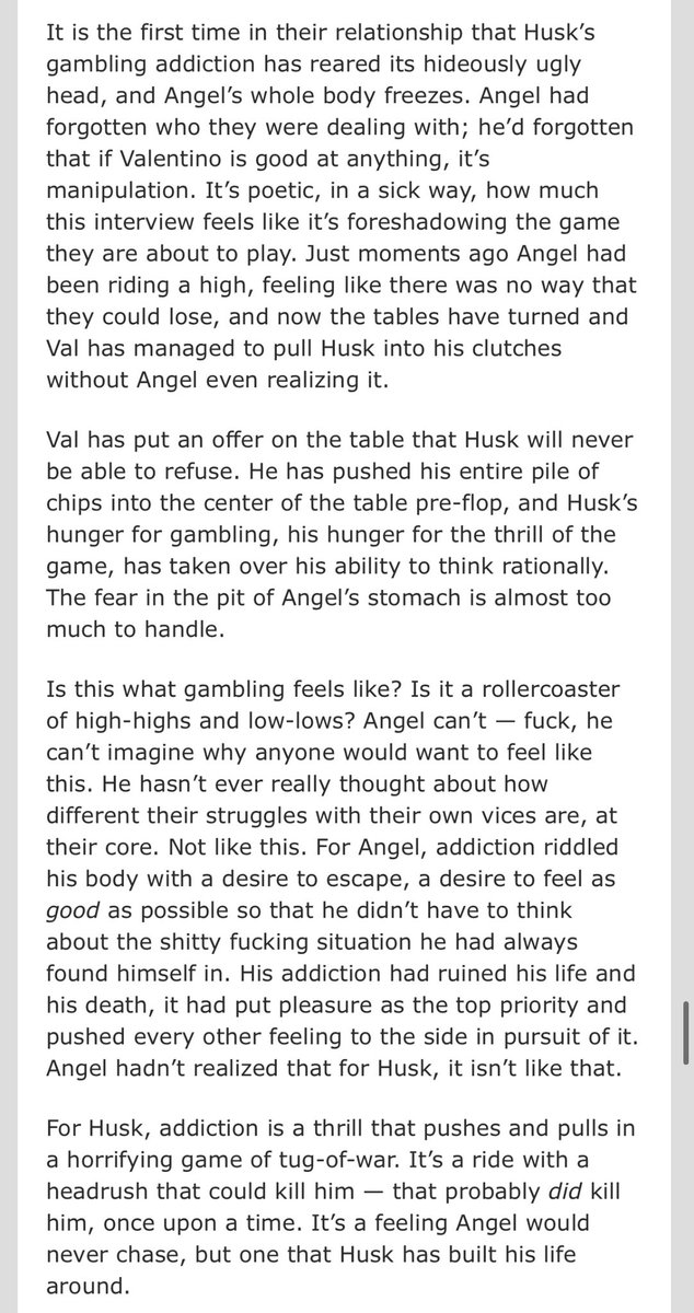 RazzAppleMagic_'s tweet photo. Update!! 🐱😇

“Call Your Bluff” • Overlord Husk AU • HuskerDust • Angst • Drama • Hurt/Comfort • Happy Ending 

Chapter 32 - The interview. 

(Link in the comments!!) https://t.co/4DIQv88bJz