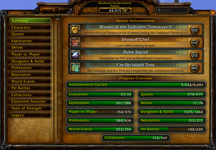 duappe's tweet image. Got to 44k! 😀 #pandaren #warcraft #achievement
Oh, and if you're seeing this, the Sandfishing WQ is up in EU atm and like 13h forward!