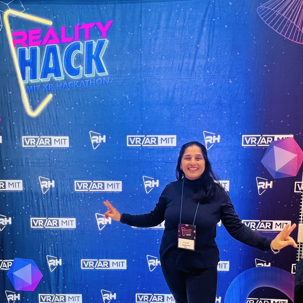 MandiraSareen's tweet photo. Hack to the Future: MIT Reality Hack 2025 Volunteer 

#MITRealityHack #XR #MR #VirtualReality #Hackthon #Metaverse #HackToTheFuture #META #Vivasthu #Architecture #Design #Art #ThePaperArchitect #5elements #VRAcademi #AI #Innovation #ImmersiveEducation https://t.co/uTTfCALLvj