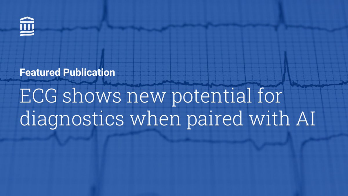 Mass General Brigham Research (@mgbresearchnews) on Twitter photo In a new study, researchers from @mghhearthealth and colleagues show that with #AI, the ECG contains information that can help detect over 600 diseases. The study was published in <a href="/NaturePortfolio/">Nature Portfolio</a>.
Read more: pubmed.ncbi.nlm.nih.gov/39799251/Â <a href="/lucidtronix/">Sam Freesun Friedman</a> <a href="/shaan_khurshid/">Shaan Khurshid</a> @rvpacing In a new study, researchers from @mghhearthealth and colleagues show that with #AI, the ECG contains information that can help detect over 600 diseases. The study was published in <a href="/NaturePortfolio/">Nature Portfolio</a>.
Read more: pubmed.ncbi.nlm.nih.gov/39799251/Â <a href="/lucidtronix/">Sam Freesun Friedman</a> <a href="/shaan_khurshid/">Shaan Khurshid</a> @rvpacing