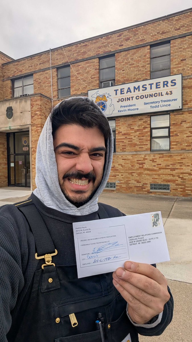 Now is the time to vote!  Our very own Stathis Pauls spoke with The State News about our historic election. You can read about it here:  

statenews.com/article/2025/0… 

#MSUExtension #MSUSpartans #UnionStrong #Solidarity
