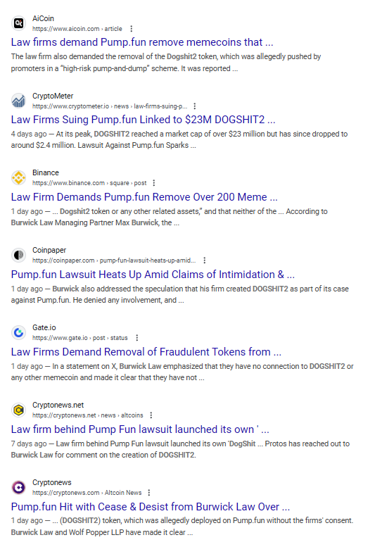 PinkyndTheGainz's tweet photo. never seen this many mainstream and crypto news outlets actively tracking the story behind a token that's still under 10 mil

only gets funnier the higher price goes

dogshit2 https://t.co/6XN1jYyUCR