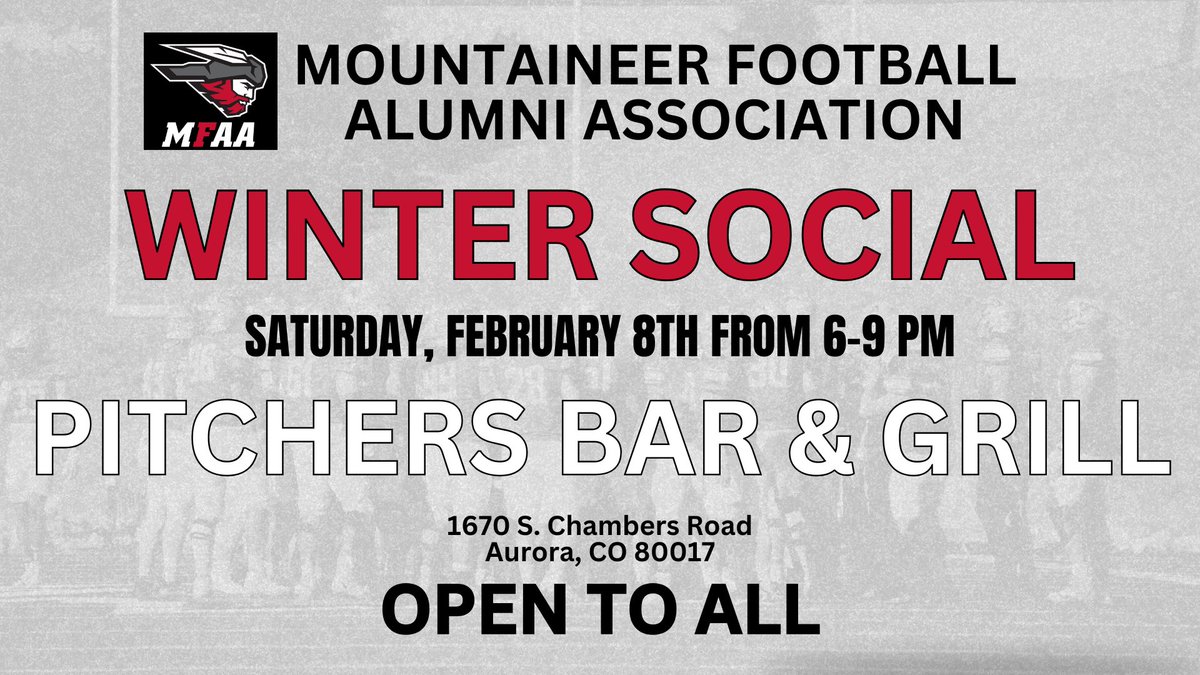 MFAA (@mfaagunnison) on Twitter photo Come support <a href="/MountaineerFB/">Western Colorado Football</a> tomorrow night. Catch up with old/new friends & enjoy the festivities! #MountUp #ThinAirCrew #MFAA Come support <a href="/MountaineerFB/">Western Colorado Football</a> tomorrow night. Catch up with old/new friends & enjoy the festivities! #MountUp #ThinAirCrew #MFAA