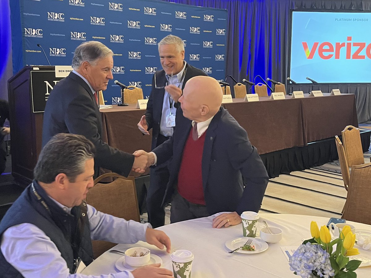 JonBramnick2025's tweet photo. Today, I had the pleasure of discussing the future of New Jersey’s economy and my plan to make our state more business-friendly with the NJ Chamber of Commerce. As Governor, I will champion policies that drive economic growth, create new opportunities, and improve the quality of life for all New Jersey residents. I’m ready to build a thriving, prosperous future for our state.