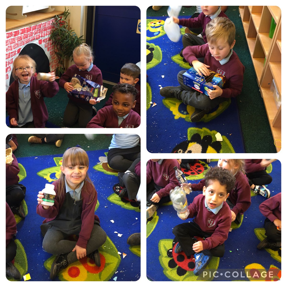 #dosbarthderbyn have created their own musical instruments and listened to Welsh songs to celebrate #DyddMiwsigCymru #SPECymraeg