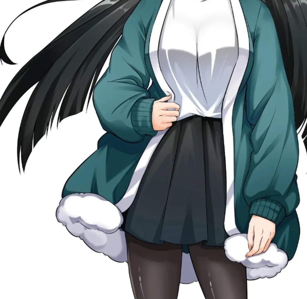 ChiefOfHSOS6's tweet photo. – Another pleated black skirt that allowed for plenty movement and a soft white sweater. As the time for Wise to arrive grows clearer she goes down to the main courtyard to wait for him, knowing the staff will send him there. –

[Cr: ontakeriput] https://t.co/tqJL5wCNKc