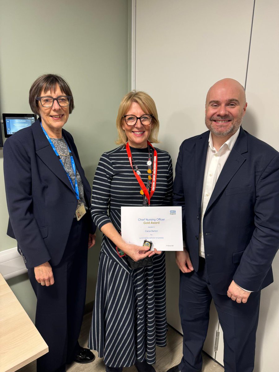 BSH Nurse Forum (@bshnurseforum) on Twitter photo Huge congratulations to former Nurse Forum Chair and current Chair Elect of <a href="/BSHeartFailure/">British Society for Heart Failure #theFword</a> <a href="/CarysBarton/">Carys Barton 💙🫀#25in25 #Freedomfromfailure</a> 🎉
Carys has been awarded the Chief Nursing Officer Gold Award for Outstanding Service to Nursing ⭐️
Richly deserved Carys ❤️
#CNSvalue #25in25 #Freedomfromfailure Huge congratulations to former Nurse Forum Chair and current Chair Elect of <a href="/BSHeartFailure/">British Society for Heart Failure #theFword</a> <a href="/CarysBarton/">Carys Barton 💙🫀#25in25 #Freedomfromfailure</a> 🎉
Carys has been awarded the Chief Nursing Officer Gold Award for Outstanding Service to Nursing ⭐️
Richly deserved Carys ❤️
#CNSvalue #25in25 #Freedomfromfailure