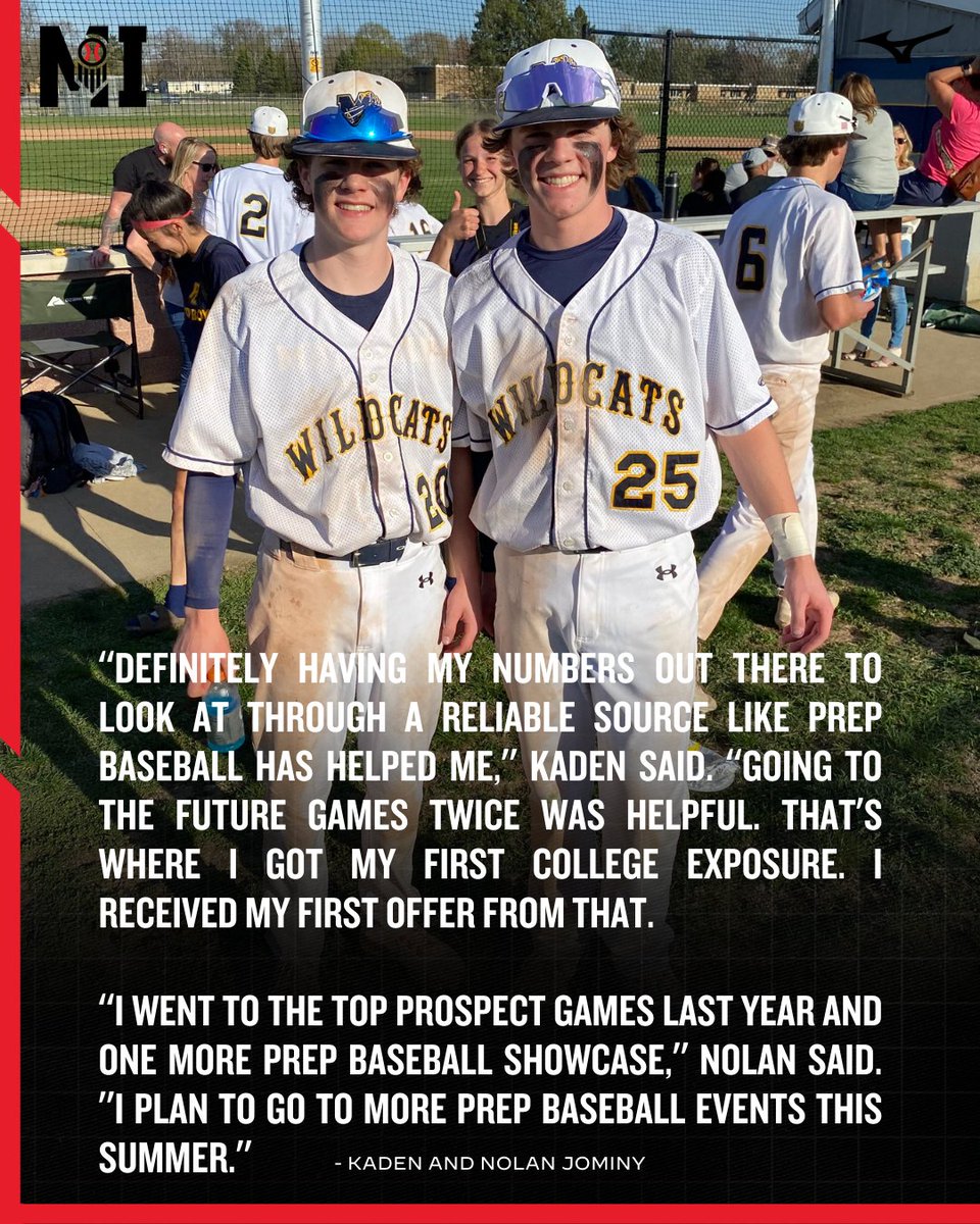 Prep Baseball Michigan (@prepbaseballmi) on Twitter photo ๐ฆ ๐๐ง๐๐จ๐ฆ๐ฆ๐ข๐ญ๐ญ๐๐ ๐๐ฉ๐จ๐ญ๐ฅ๐ข๐ ๐ก๐ญ
Jominy Twins Enjoying โSeparate Journeyโ In Recruiting Process
๐ In-depth spotlight/interview:
๐ loom.ly/3cuXWHU
Strong academics important for competitive Mattawa juniors
#BeSeen <a href="/prepbaseball/">Prep Baseball</a> <a href="/PB_Uncommitted/">Prep Baseball Uncommitted</a> ๐ฆ ๐๐ง๐๐จ๐ฆ๐ฆ๐ข๐ญ๐ญ๐๐ ๐๐ฉ๐จ๐ญ๐ฅ๐ข๐ ๐ก๐ญ
Jominy Twins Enjoying โSeparate Journeyโ In Recruiting Process
๐ In-depth spotlight/interview:
๐ loom.ly/3cuXWHU
Strong academics important for competitive Mattawa juniors
#BeSeen <a href="/prepbaseball/">Prep Baseball</a> <a href="/PB_Uncommitted/">Prep Baseball Uncommitted</a>