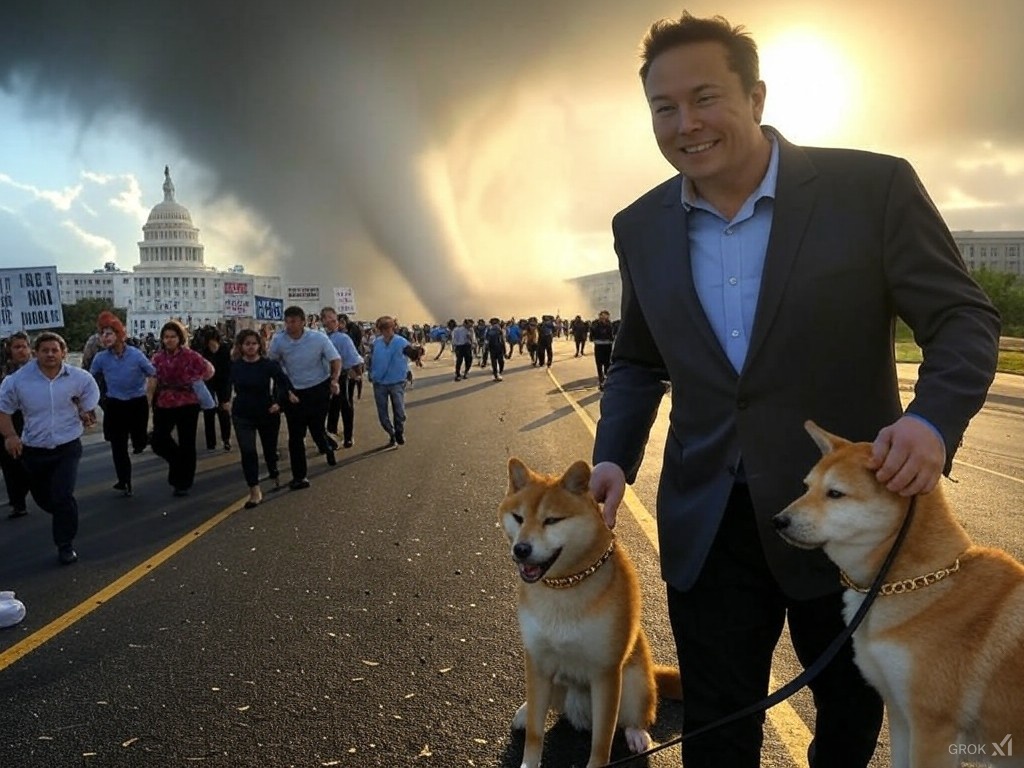 CleoLittle11's tweet photo. @MarioNawfal The ‘whirlwind’ is here Chucky and friends! 
It’s time to stop crying your nonsense, 
cause D.O.G.E. has found "Six ways to Sunday"
 that you wasted our taxpayers $$$🤣 https://t.co/DfQTeWlrPC